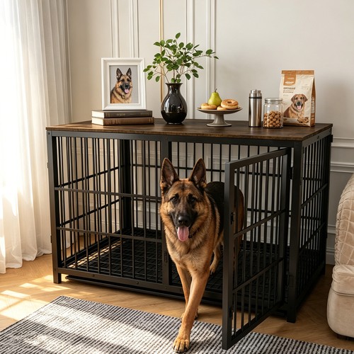 Thicken dog crate furniture - dog,
