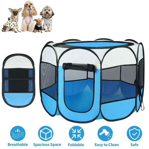 Foldable soft fabric dog crate - soft,