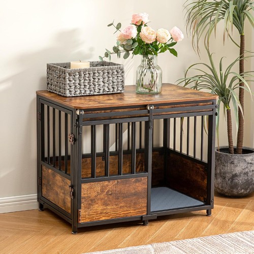 Dog crate with - crate, cushion