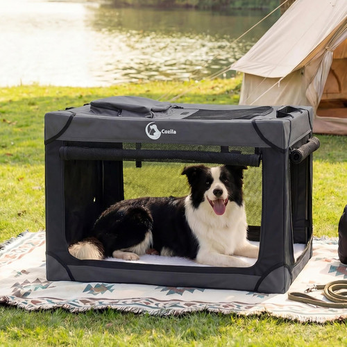 Portable collapsible soft - collapsible, dog