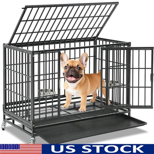 Stackable heavy duty dog crate - duty,