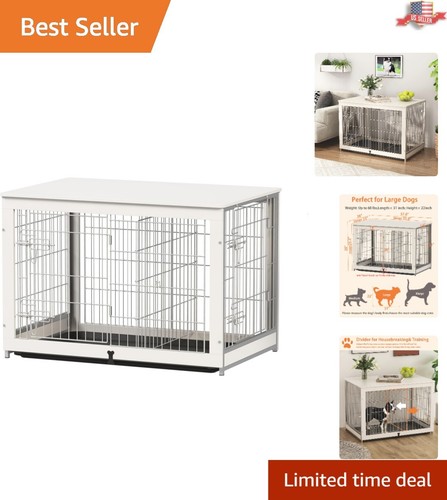 Elegant dog crate with divider - dog,