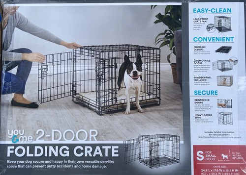Dog crate folding for small - crate,